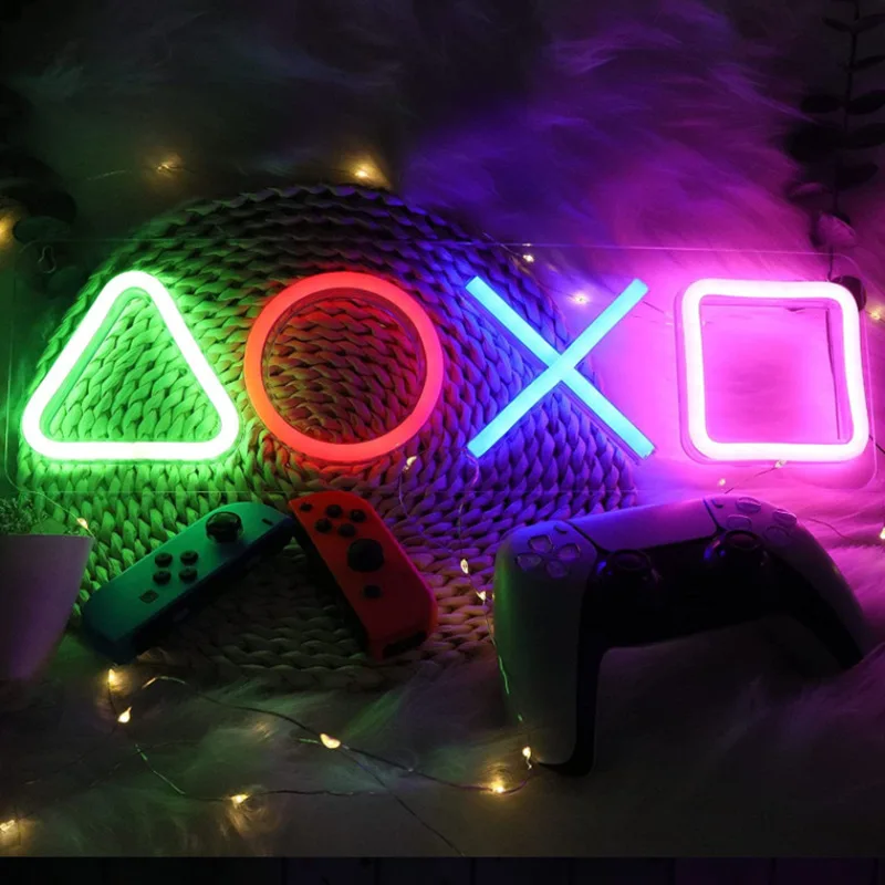 Игровая наклейка на PS4 декоративная лампа для управления дневным знаком