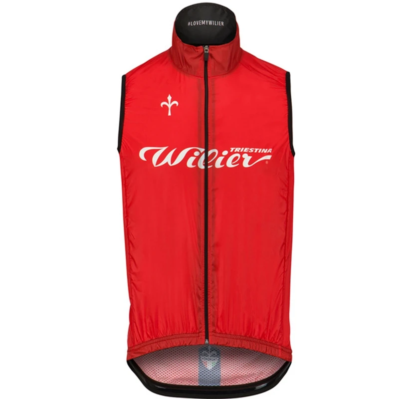 

wieier team cycling jersey men sleeveless windproof water repellent lightweight breathable mesh maillot ciclismo bike vest