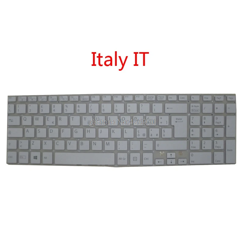 Ноутбук с подсветкой FR IT BE клавиатура для SONY VAIO SVF152 SVF153 149241051FR 149241061IT 149241111BE