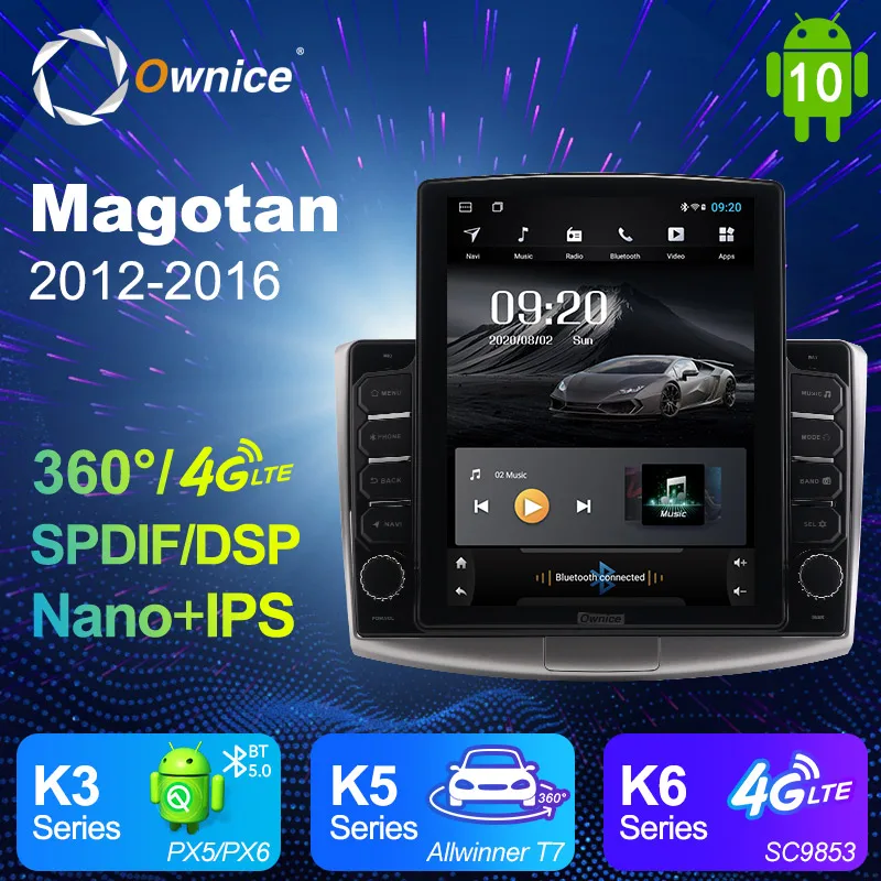 Автомагнитола Ownice 2 Din на Android 10 0 для VW Volkswagen Magotan Passat B7 B6 автомагнитола с GPS