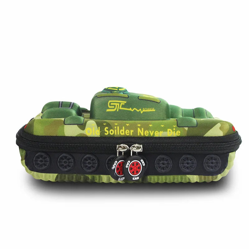 Simple Pencil Case EVA Multi-function Large Capacity Student Military Tank Creative Boys and Girls Learning Gifts |