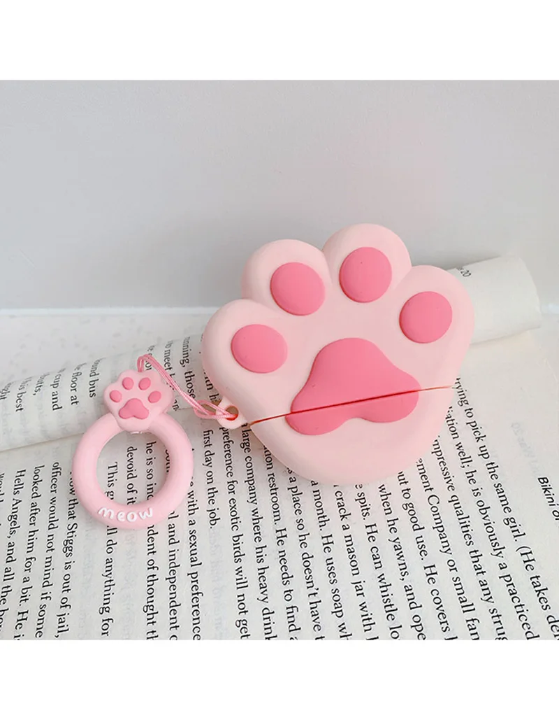 19 Чехол для наушников для Airpods 2, чехол, силиконовый, 3D, молочный чай, мультяшный милый медведь, чехлы для Apple Air Pods, чехол для наушников, аксессуары - Цвет: 19