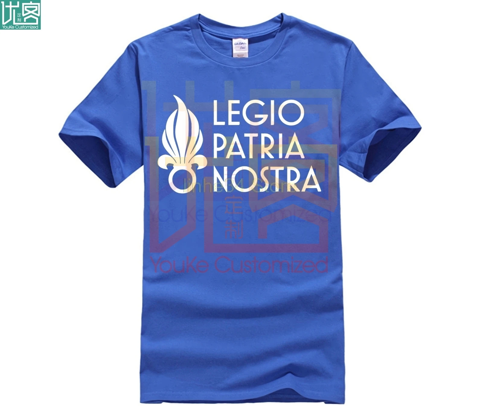 Футболка мужская с коротким рукавом Повседневная рубашка в стиле милитари серая