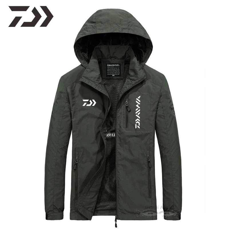 Куртка Daiwa Мужская одежда для рыбалки тонкая спортивная уличная дышащая
