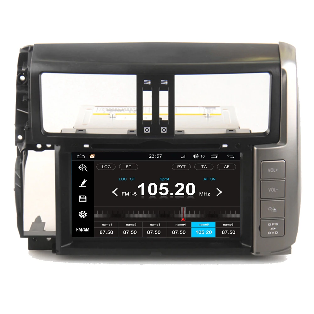 Автомагнитола RDS для Toyota Prado 150 TX TXL Android 8 0 DVD GPS навигация зеркальная связь