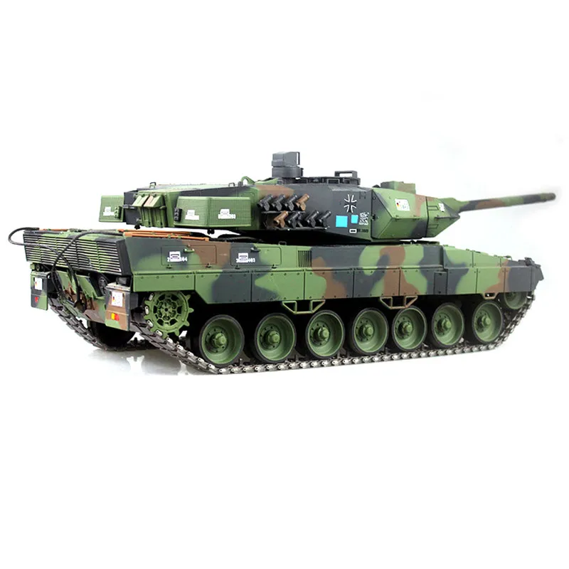 3889 Tanks Toys 1:16 2 4G немецкий Леопард 2A6 танк на ИК управлении реальная имитация звука