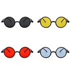 2021 Модные металлические солнцезащитные очки в стиле стимпанк для мужчин и женщин круглые очки Брендовые дизайнерские винтажные готические солнцезащитные очки высокого качества Роскошные брендовые