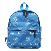 canvas children kindergarten student school bags kids backpacks letter infant book bags fashion shoulder backpack for girls boys