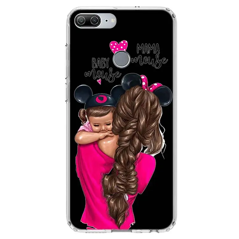 Mom and Baby Dad Cover Phone Case for Huawei Y5 Y6 Y7 Y9 2019 Honor 8A 8S 8X 7A 7X 9 10 20 Lite Pro 10i20i V30 Coque Shell | Мобильные
