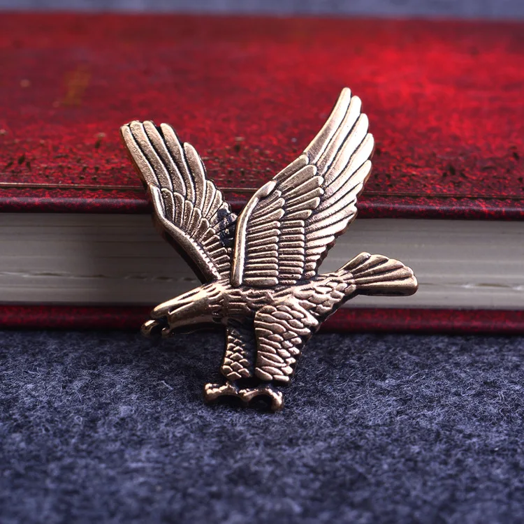 Я Remiel стиль Новинка В стиле ретро С металлическим золотым Орел Птица Броши Для