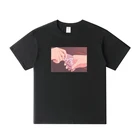2020 Футболка Мужская Хип-Хоп футболка с японским аниме принтом Harajuku, уличная одежда, футболка, повседневные летние топы с коротким рукавом, футболка