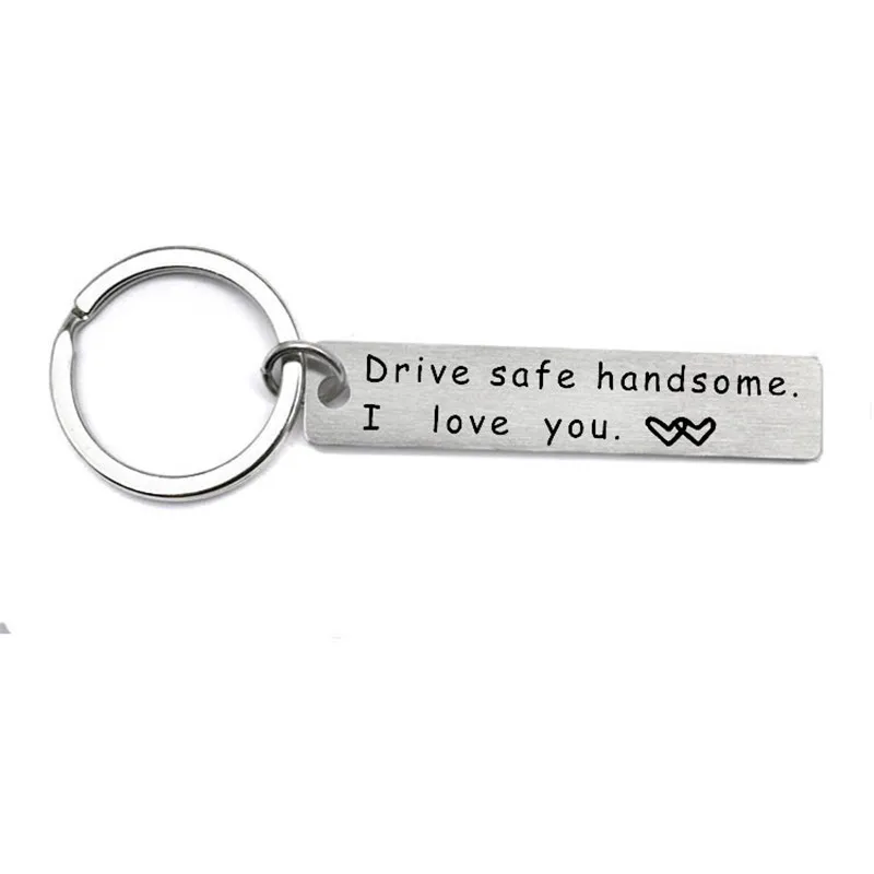 Брелки из нержавеющей стали с надписью I Love You | Дом и сад