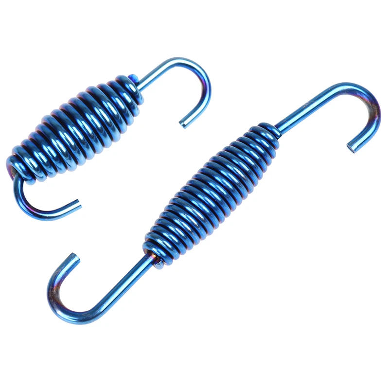 Горячая Распродажа 2 шт. универсальная выхлопная система мотоцикла пружины