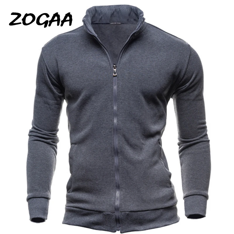 

ZOGAA 2020 Plus Size 3XL Autumn Winter Fleece Hoodies Men Sweatshirts Zipper Fitness Hoody Jackets And Coats For Men Cardigans