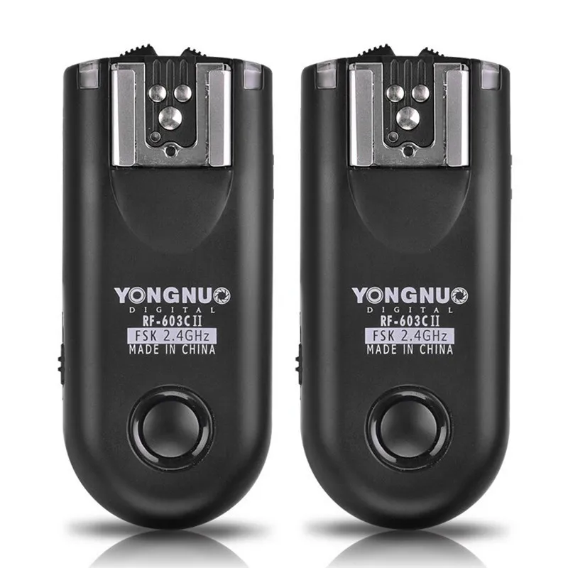 Беспроводной Радиоуправляемый триггер для вспышки YONGNUO RF-603 II C1 Canon 1100D 1000D 600D 700D 650D