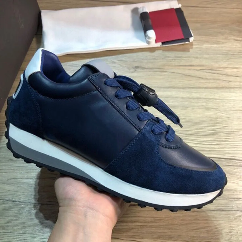 

Men Running Shoes Casual Fashion Sneakers Man Luxury Brand Real Leather Best Quality Athletic Walking Sport Shoes For Male