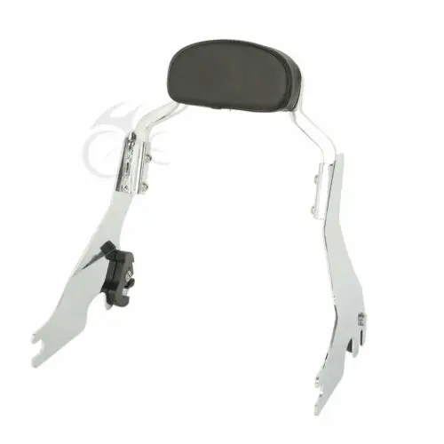 Мотоцикл короткая пассажирская спинка Сисси Бар для Harley Sportster 2004- железо XL883 48 72 супер низкий черный/хром