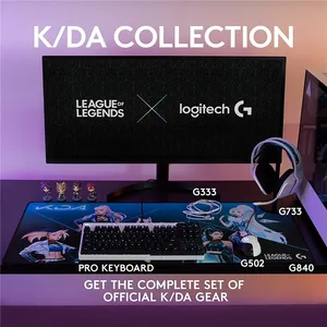 Игровая мышь Logitech G502 KDA G304, Беспроводная игровая мышь G840, коврик для мыши, клавиатура G733, наушники KDA PRO keyborad KDA, набор