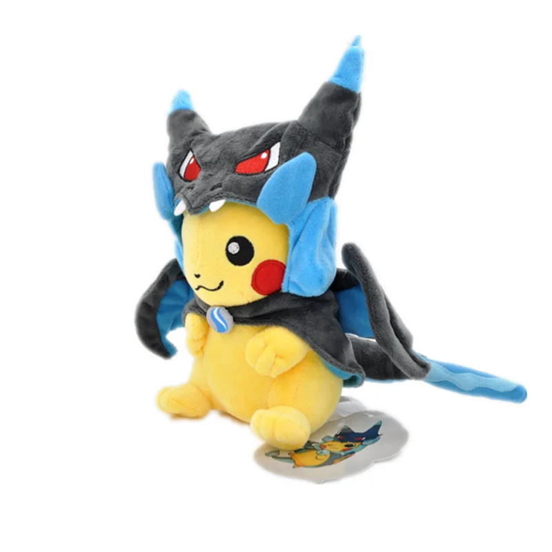 Игрушка плюшевая Покемон кукла карманная экшн-фигурка монстра Пикачу желтая