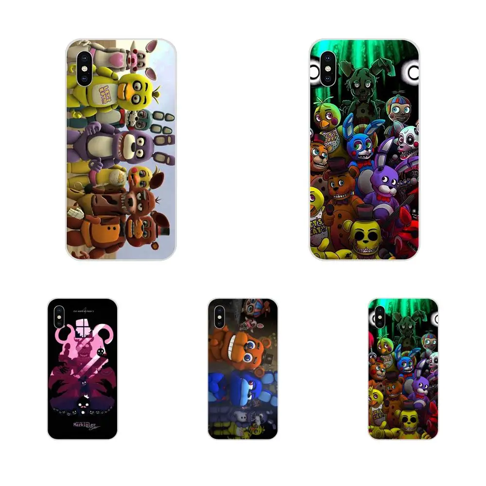 ТПУ чехлы накладки для Xiao mi 3 4 4C 4i 5 5s 5X6 6X8 SE Pro Lite A1 Max x 2 Note Five Nights At Freddy's