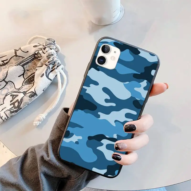 

Camouflage Pattern Camo military Army Phone Case for iPhone 11 12 pro XS MAX 8 7 6 6S Plus X 5S SE 2020 XR mini