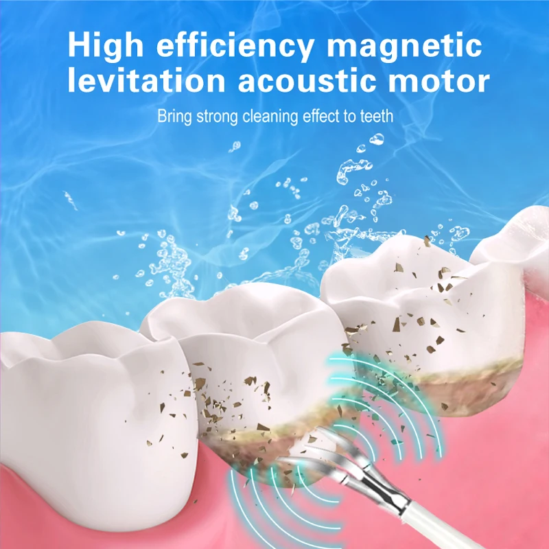 Lnkerco Electric Toothbrush Ultrasonic Tooth Cleaner Dental Cleaning Teeth Household Whiten Portable Oral Irrigators Care | Бытовая