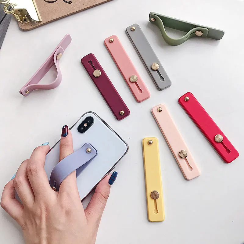 Creative 24 Pure Color Hidden Fold Mobile Phone Finger Ring Holder Universal For All Brands IPhone And Samsung Men Women | Мобильные