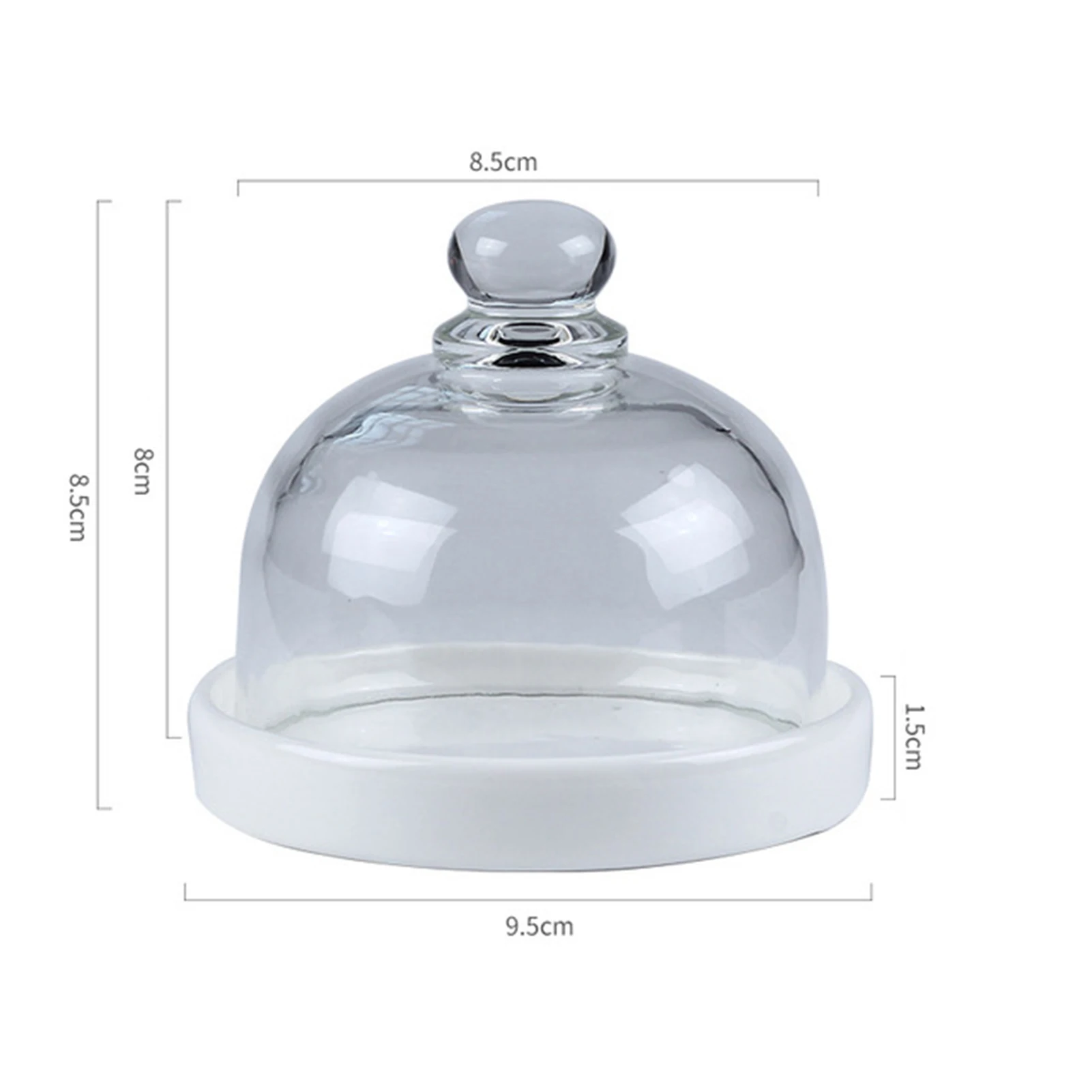 

Mini Ceramics Bowl Glass Cover Cake Tray Mini Dessert Dish Dessert Cup Cake Plate Ice Cream Cup Multi-purpose Mini Dessert Plate