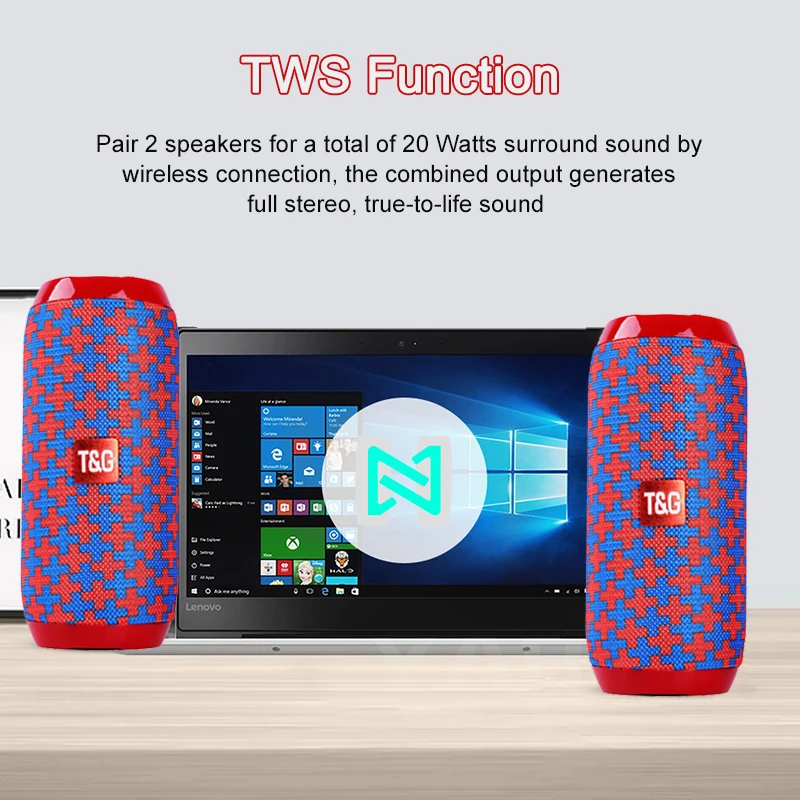 Bluetooth-колонки Altavoz портативная Водонепроницаемая акустическая система с