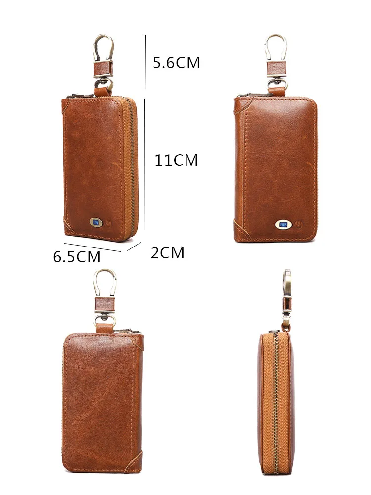 Умный кошелек держатель для ключей кожаные кошельки мужчин органайзер сумка