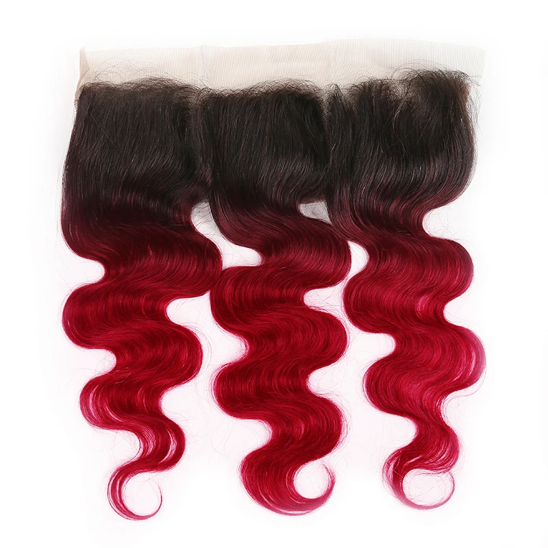 Волнистые пряди волос с фронтальной перегородкой 13x4 бразильские неповрежденные