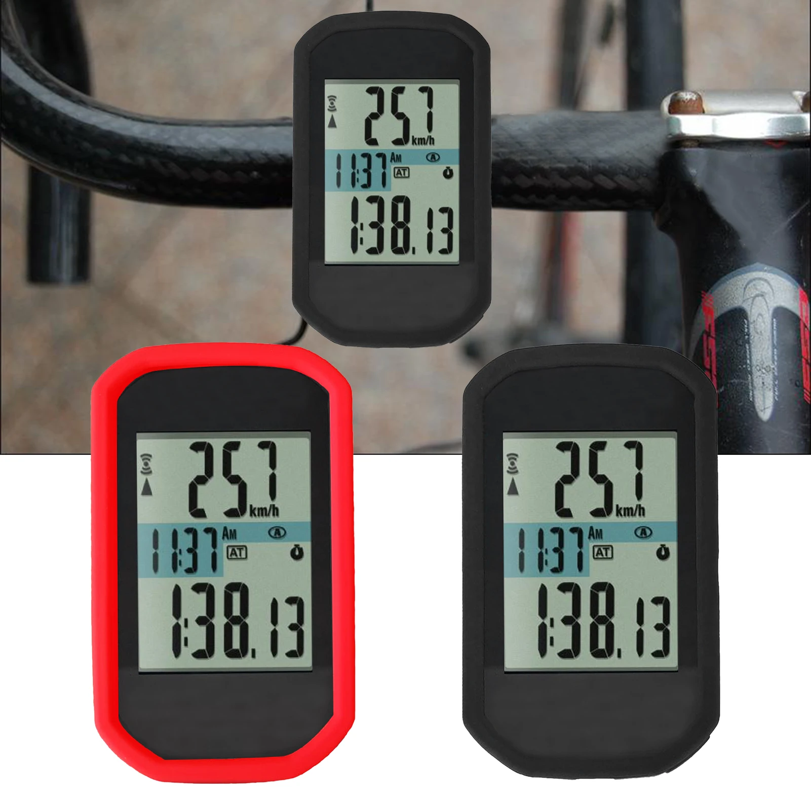 

Cycling Bike Computer Protective Case Cover For Bryton Rider 420 Silicone Case Bike Computer Protective Cover