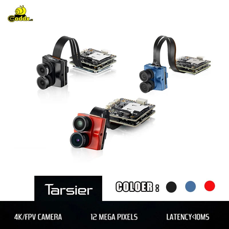 Caddx Tarsier 4K 30fps 1200TVL двойной объектив Супер WDR WiFi Мини FPV камера для
