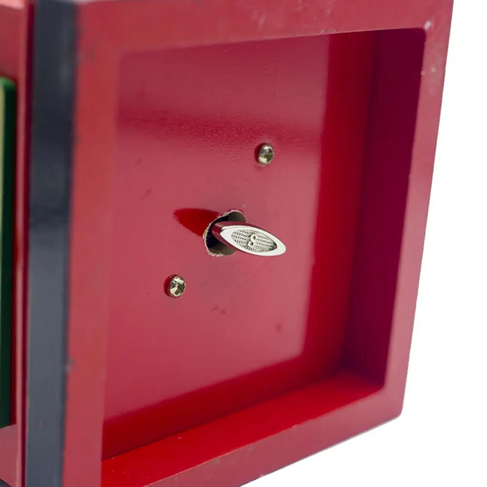 Рождественская музыкальная шкатулка в форме домика коробка детский подарок