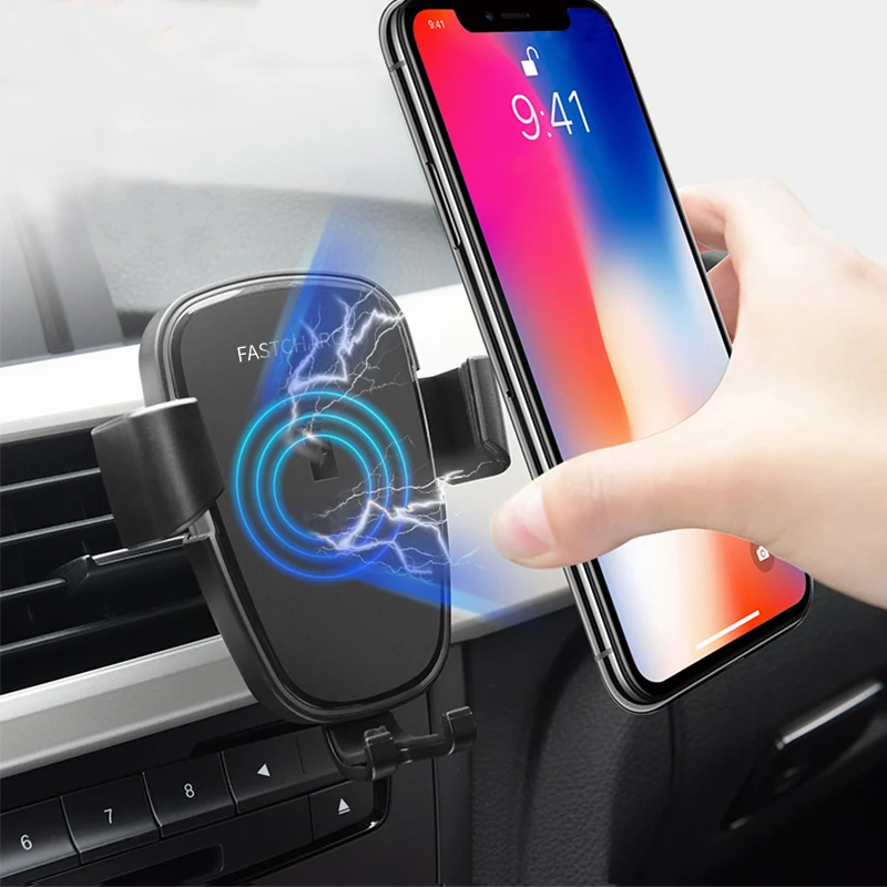 

Qi Wireless Charger For Umidigi Z2 Pro One Max Leagoo S10 Panasonic Eluga X1 Pro Fast Charging Pad Case Car Mount Phone Holder