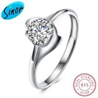sterling silver ring fashion fashion ring ball geometric ring sh r0079