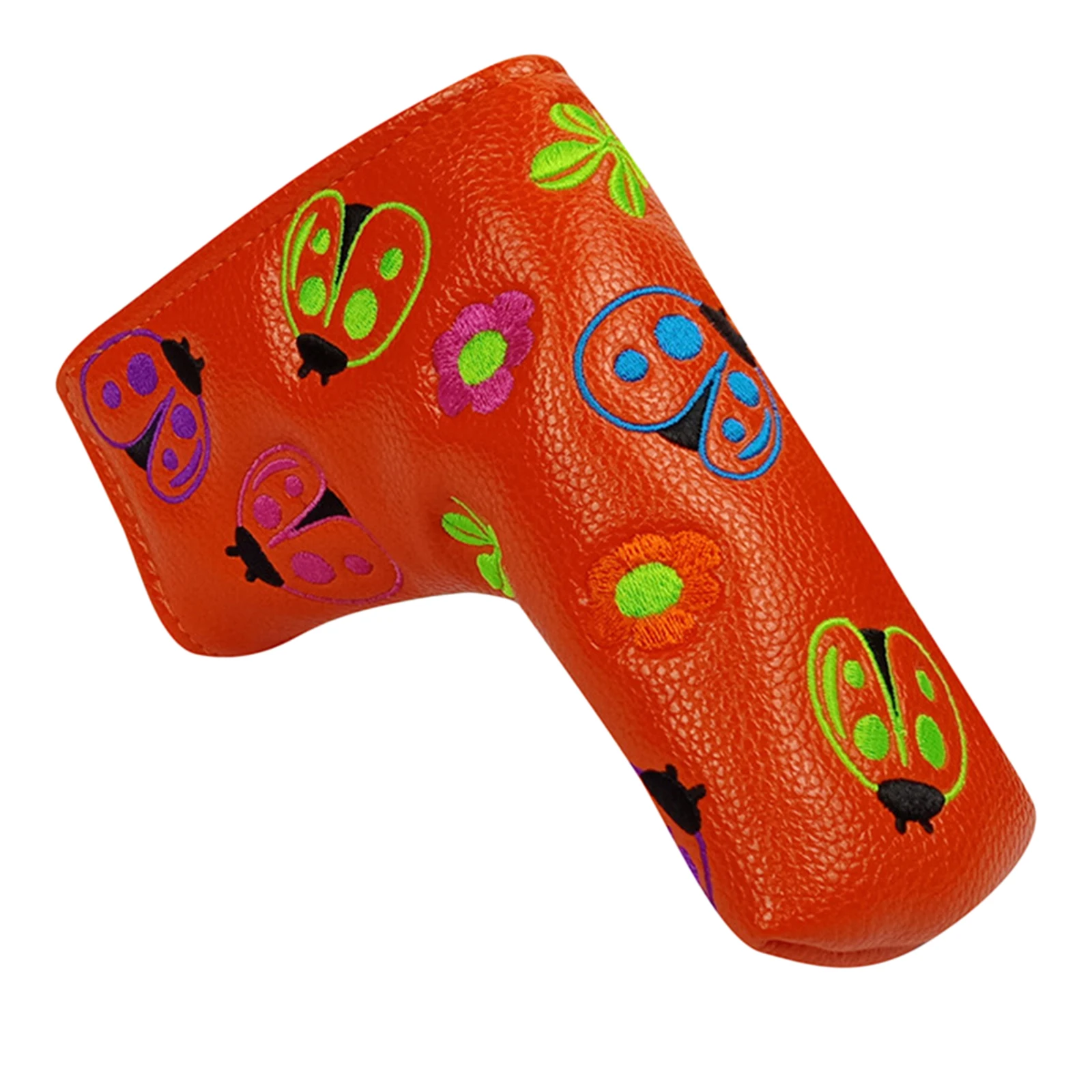 

Putter Cover Headcover Golf Blade Putter Covers w/ Flower & Insect Print