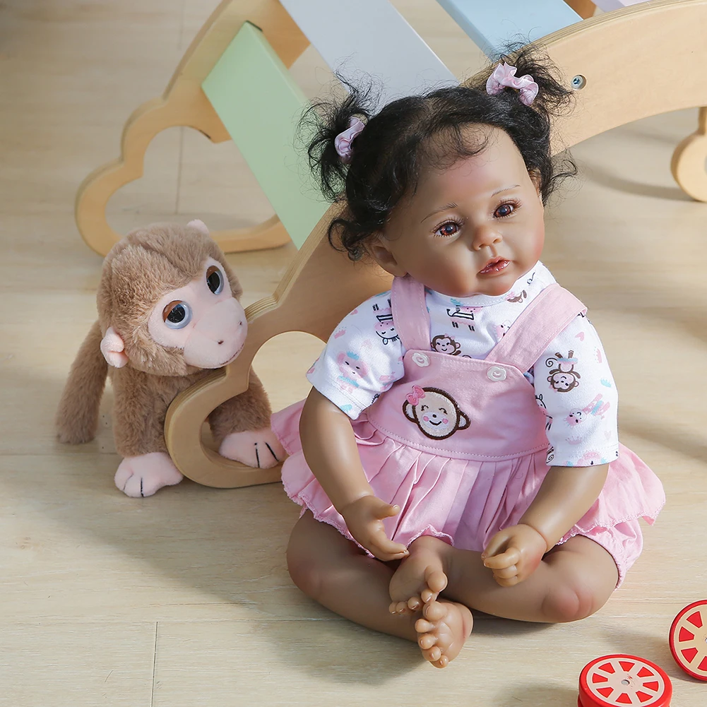 

Lifelike Toddler Silicone Bath Toy Study Toy Gifts Reborn Soft Baby Dolls NKP 50cm Educational Learning for Girl Gift