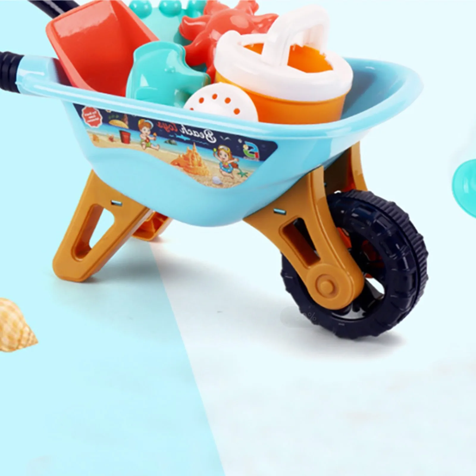 

Beach Toy Sand Set Bucket Trolley Shovel Sand Play Beach Game Toy 2021 Summer Outdoor Toy for Boys Girls Water Play Kids Gifts