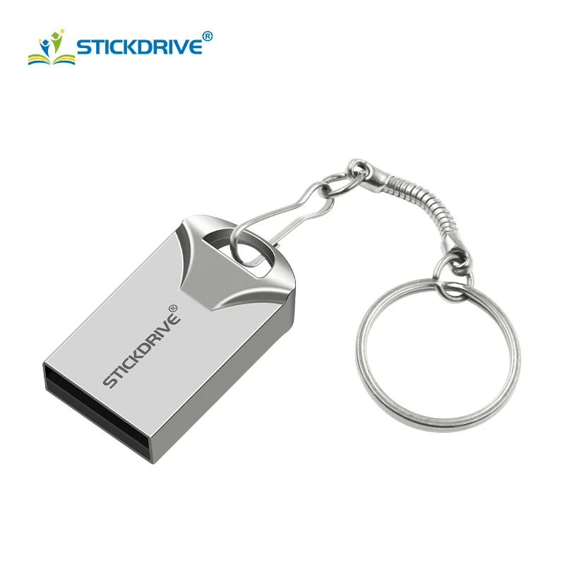 Серебристый Мини USB 2,0 флэш-накопители 64 ГБ 32 ГБ 16 ГБ Usb палка легко носить с собой большой емкости Usb флэш-накопитель 128 Гб Водонепроницаемый u-диск для автомобиля - Цвет: Серебристый