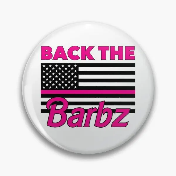 

Back the Barbz Soft Enamel Pin Lover Lapel Pin Collar Creative Gift Decor Clothes Hat Cartoon Fashion Badge Women Brooch Funny
