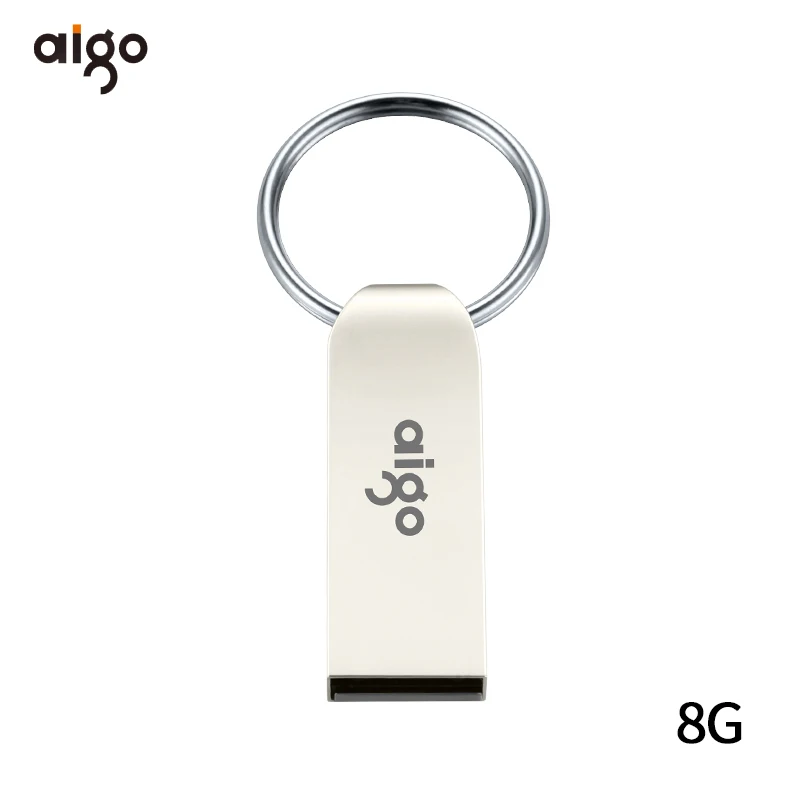 Aigo мини карманный размер 8 ГБ usb флеш накопитель брелок ручка металлическая палка