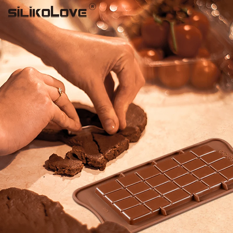 Силиконовая форма SILIKOLOVE для шоколада 24 полости конфет выпечки кухонные