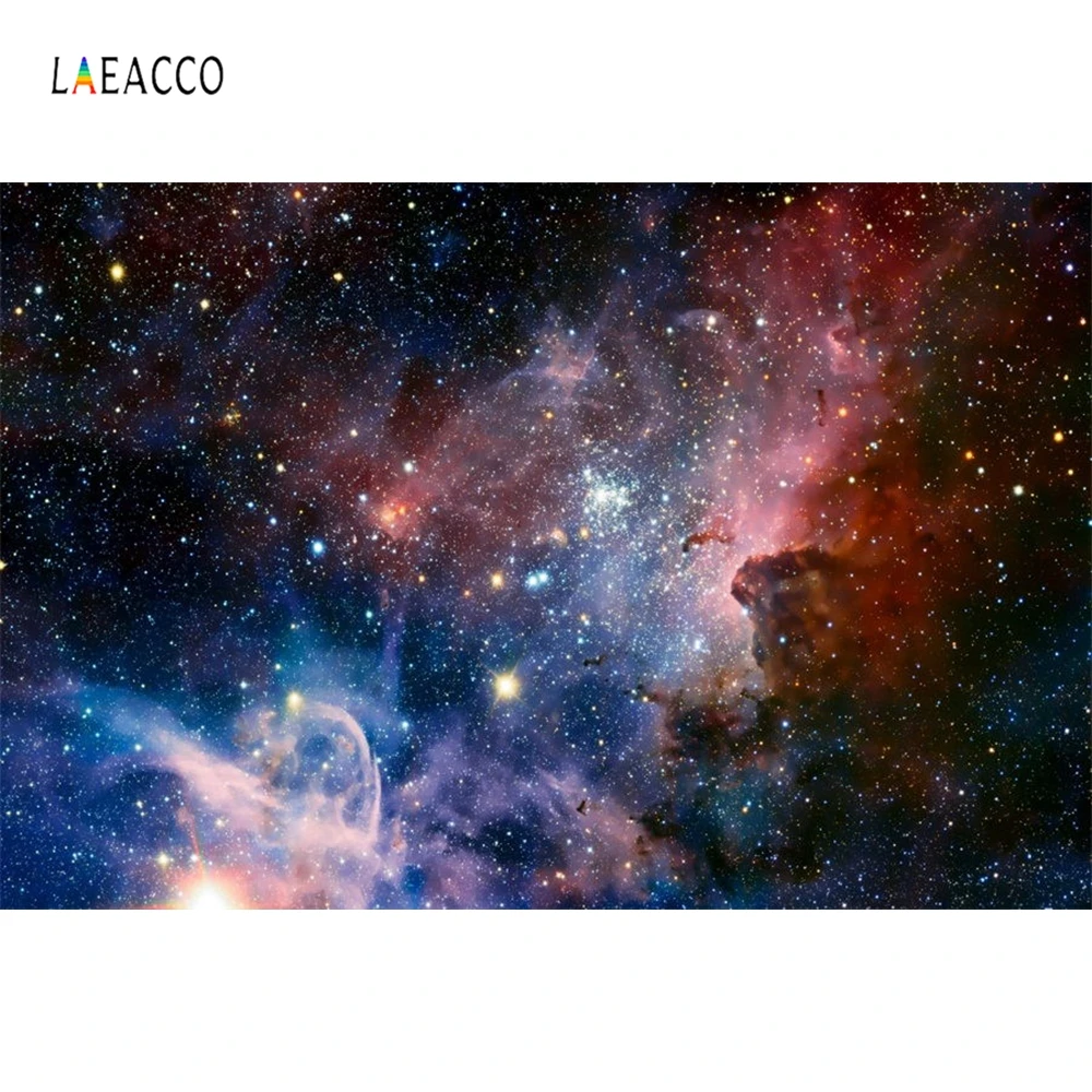 Laeacco звездное пространство Вселенная ребенок супер герой сцена фотографии фоны на заказ фотографические фоны реквизит для фотостудии