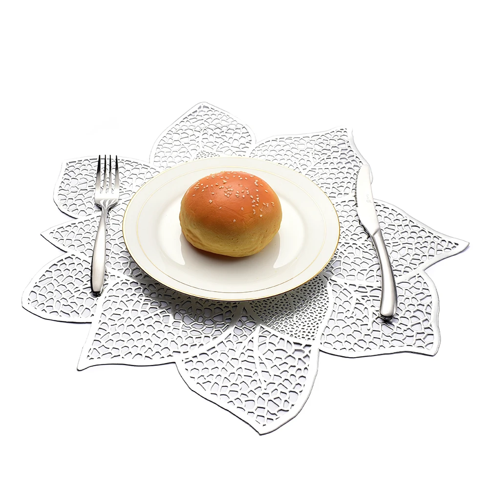 

Simulation Bauhinia Mat Table Mat Imitation Pvc Hot Golden Bauhinia Decorative Table Mat Coasters