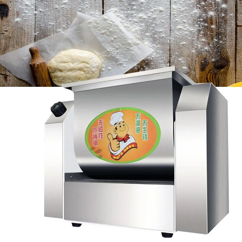 

3/5/10KG Electric Flour Mixer Kneading Machine Food Mixer Stainless Steel Pasta Mixing Food Production
