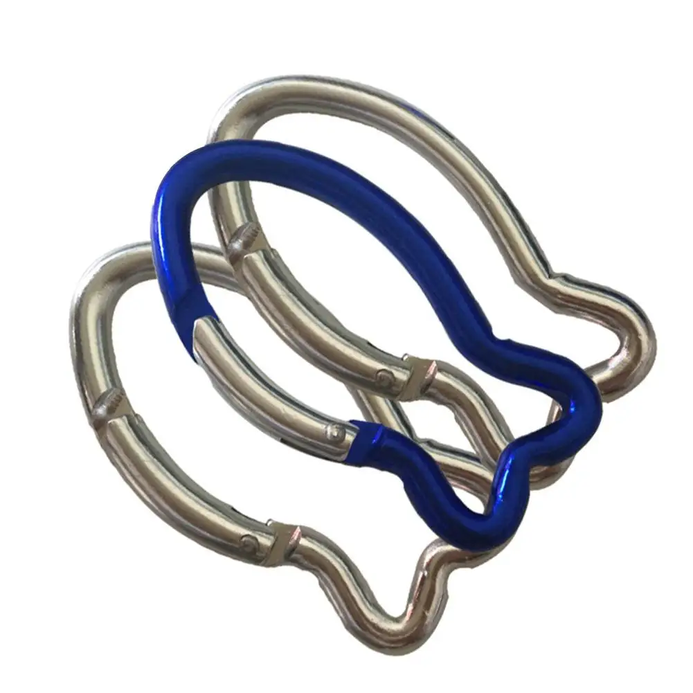 Карабин из алюминиевого сплава в форме рыбы № 6 карабин для безопасного и