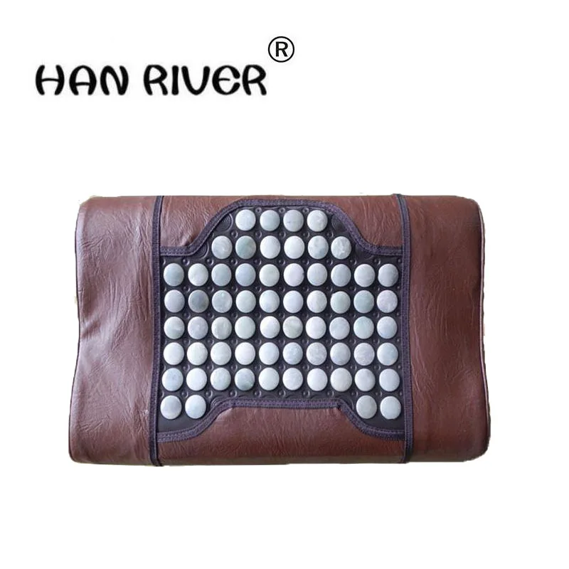 Натуральная Нефритовая Подушка для шейного отдела позвоночника ms tomalin energy health care