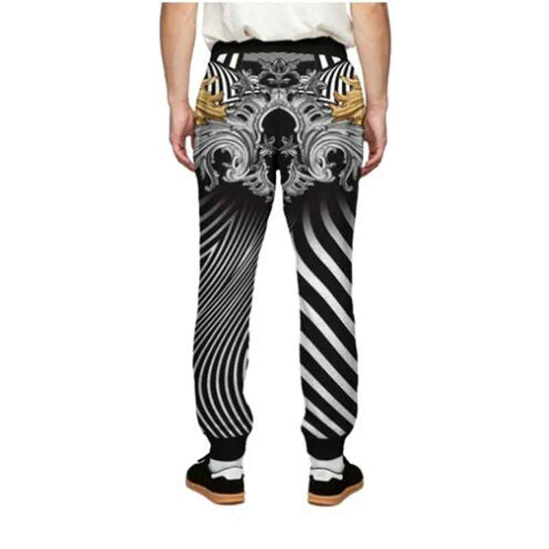 Мужские спортивные брюки MODAVELOCE повседневные с принтом Glowback в стиле хип-хоп