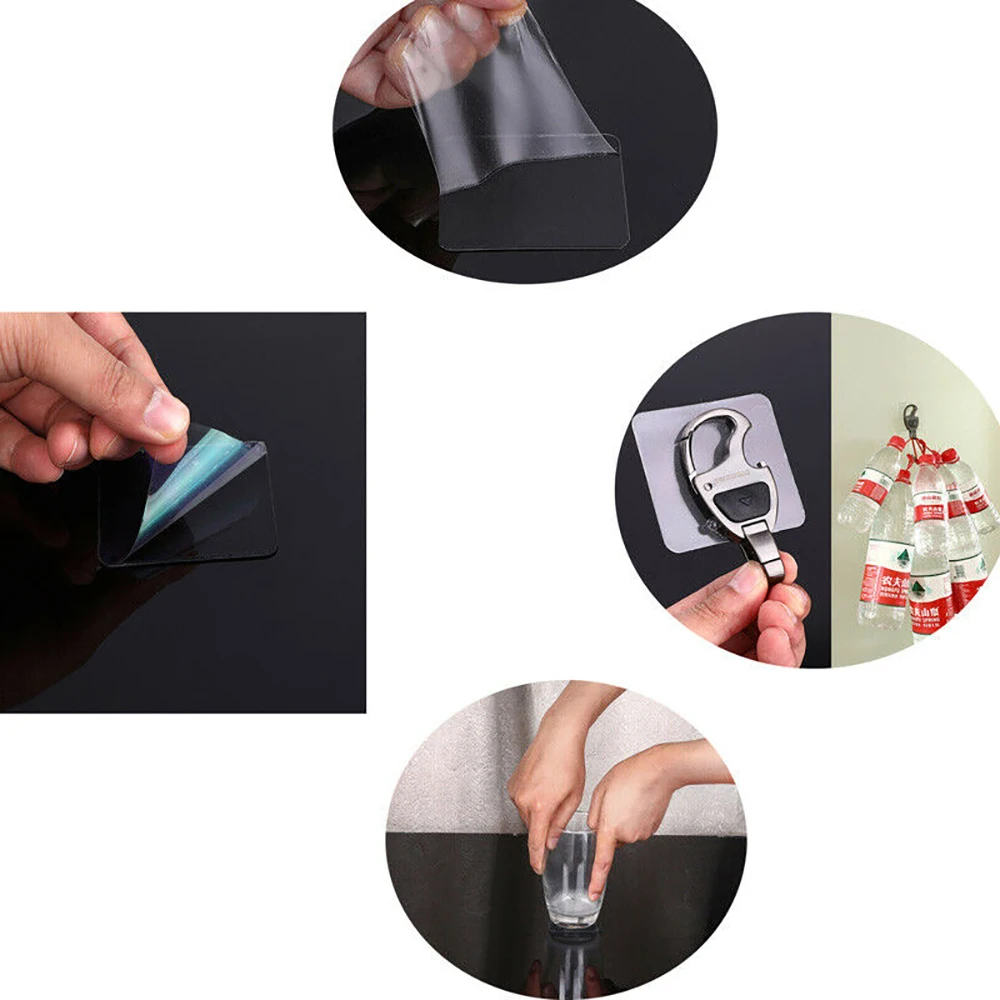 20 шт. двухсторонняя присоска вспомогательные наклейки прозрачные Волшебные